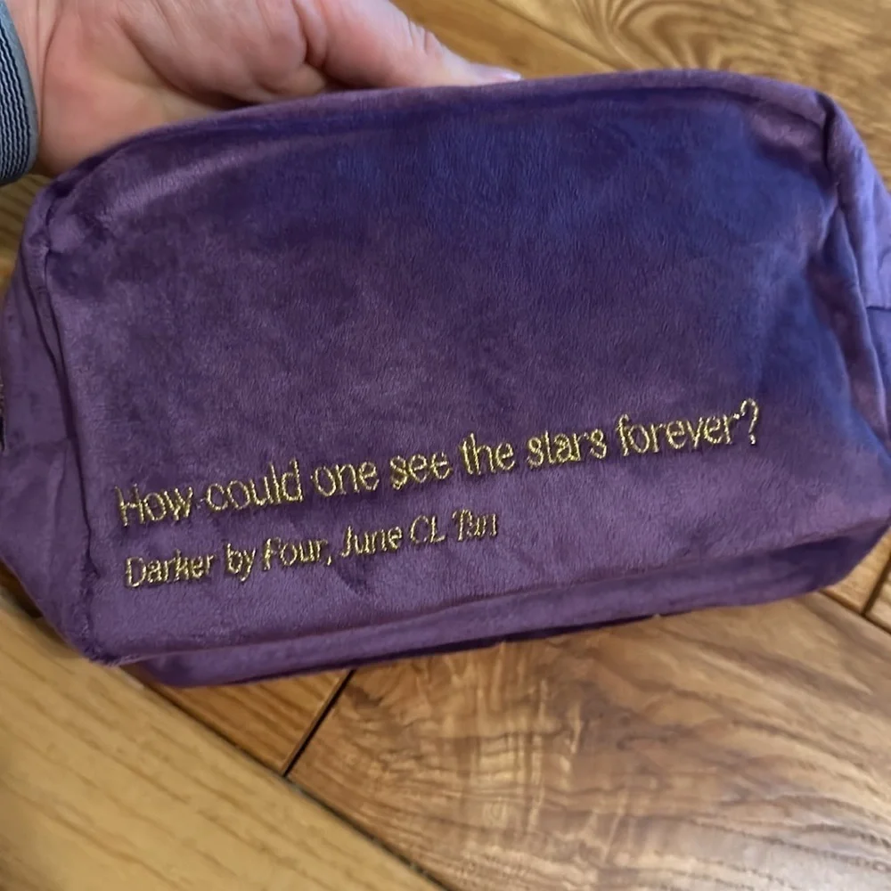 Fairyloot “Darker By Four” Embroidered Pouch, New